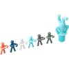 image:imageUmbra Drinking Buddy Wine Bottle Stopper amp Six Wine Glass Markers  FoodSafe Flexible Rubber Molded Wine Bottle Holder Saver amp Wine Charms  Keeps Open Wine Fresh amp Identifies Each Persons Drink