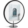image:imageUmbra Infinity 5x7 Picture Frame Unique Circular Photo Display for Desk or Wall Black5X7