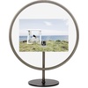 image:imageUmbra Infinity Picture Frame Floating Photo Display for Desk or Wall 5X7 MAT BRASPewter