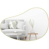 image:imageUmbra Pebble Wall Mirror 24x36 Modern Design TitaniumBrass