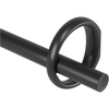 image:imageUmbra Ringlet Curtain Rod for Window Adjustable 42 to 120 Inches Gold  Steel construction holds 22 lbs complete hardware included easy installationBlack