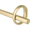 image:imageUmbra Ringlet Curtain Rod for Window Adjustable 42 to 120 Inches Gold  Steel construction holds 22 lbs complete hardware included easy installationGold