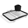 image:imageUmbra Sinkin Dish Rack  Over the Sink Organizer with Drainer amp Utensil Holder  Compact Kitchen Storage Black