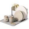 image:imageUmbra Sling Compact Dish Rack for Drying Dishes Cutlery and More Folds Away for Compact Storage