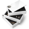 image:imageUmbra Spindle Jewelry Box Rotating Organizer 3 Compartments White75 x 45 x 5 inches