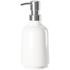 image:imageUmbra Step Soap Pump Refillable Hand Soap Dispenser 13 OZ White  Melamine construction glossy finish durable for busy homes kitchen or bathroom