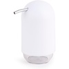 image:imageUmbra Touch Hand Soap Dispenser Plastic Liquid Pump Bottle Durable and Refillable for Bathroom or Kitchen Sink Slate BlueWhite