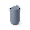 image:imageUmbra Touch Trash Can with Lid Bathroom Garbage Can 16 Gallon White  Matte finish compact design fits office or kitchen easy wipe clean recycled plasticSlate Blue