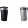 image:imageUmbra Vento Open Top 165Gallon Kitchen Trash Large BlackNickel amp Vento Open Top 165Gallon Kitchen Trash Large Garbage Can for Indoor Outdoor or Commercial Use 165 Gallon GreySteelBlackNickel