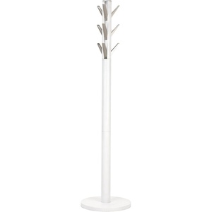 image:imageUmbra Flapper Coat Rack Flip Down Clothing Rack 9 Hooks WhiteNaturalWhiteNickel