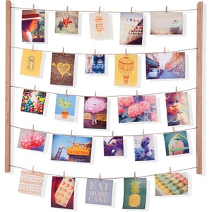 image:imageUmbra Hangit Photo Collage Fame  DIY Picture Hangers Collage Picture Frames for Wall 26x30 WhiteNatural