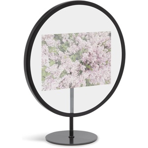 image:imageUmbra Infinity 5x7 Picture Frame Unique Circular Photo Display for Desk or Wall Black4X6