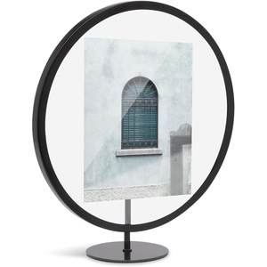 image:imageUmbra Infinity 5x7 Picture Frame Unique Circular Photo Display for Desk or Wall Black5X7