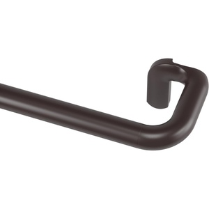 image:imageUmbra Twilight Curtain Rod Wrap Around Blackout 66 to 144 Inches Nickel  Steel supports up to 22 lbs includes all hardware fits grommet and pocket styles adjustable brackets matte finishDark Bronze