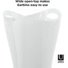 image:imageUmbra 082857661 Garbino Small TrashWaste Can  Polypropylene  Metallic White