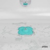 image:imageUmbra Bloom Drain Stop Bathtub Drain Hair Catcher 3Inch Surf Blue  Silicone material flexible and durable fits standard drains wipe or rinse clean rust resistantSurf