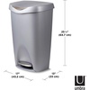 image:imageUmbra Brim Step On Trash Can