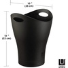 image:imageUmbra Garbino Trash Can 225Gallon 85L Capacity BlackBlack