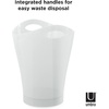 image:imageUmbra Garbino Trash Can 225Gallon 85L Capacity BlackMetallicwhite