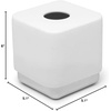 image:imageUmbra Junip Bath Accessories Tumbler  Modern White Resin Holder and Organizer Perfect for Holding Toothbrushes Makeup Brushes and Various Bath Items BlackWhite