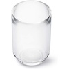 image:imageUmbra Junip Bath Accessories Tumbler  Modern White Resin Holder and Organizer Perfect for Holding Toothbrushes Makeup Brushes and Various Bath Items BlackClear