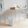 image:imageUmbra Skinny Trash Can  Builtin handle fits narrow openings and odd spaces strong construction easy wipe clean rounded corners