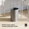 image:imageUmbra Treela Small Trash Durable Garbage Can Waste Basket for Bathroom Bedroom Office and More GreywoodGreywood