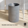 image:imageUmbra Treela Small Trash Durable Garbage Can Waste Basket for Bathroom Bedroom Office and More GreywoodGreywood