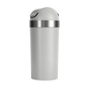 image:imageUmbra Venti Kitchen Trash Can with Swing Top Lid Large 16Gallon 62 L Capacity SandNickel  Easy wipe clean bag concealing neck ring residential and commercial use works with drawstring and flap tie bags plasticGreyNickel