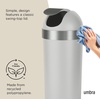 image:imageUmbra Venti Kitchen Trash Can with Swing Top Lid Large 16Gallon 62 L Capacity SandNickel  Easy wipe clean bag concealing neck ring residential and commercial use works with drawstring and flap tie bags plasticGreyNickel