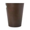 image:imageUmbra Woodrow Trash Can Wooden Wastebasket 2 Gallon WhiteNatural  Beech wood construction integrated carry handles twotone design durable build fits small spaces bathroom or officeEspresso