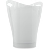image:imageUmbra 082857661 Garbino Small TrashWaste Can  Polypropylene  Metallic White