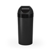 image:imageUmbra Venti Trash Can Swing Top Lid Kitchen Garbage Can 16 Gallon Black  Stable and durable build easy wipe clean maintenance indoor or outdoor use commercial or residential plasticBlack