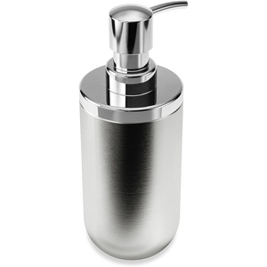 image:imageUmbra Junip Bath Accessories Tumbler  Modern White Resin Holder and Organizer Perfect for Holding Toothbrushes Makeup Brushes and Various Bath Items BlackStainless Steel