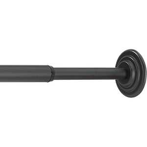 image:imageUmbra Nickel Coretto 12Inch Tension Drapery Rod for Window 36 to 54Inch 244773410REMBlack