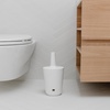 image:imageUmbra Corsa Toilet Brush with Holder White  Compact design discreet storage keeps brush contained and accessibleWhite