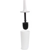 image:imageUmbra Corsa Toilet Brush with Holder White  Compact design discreet storage keeps brush contained and accessibleWhite