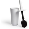 image:imageUmbra Corsa Toilet Brush with Holder White  Compact design discreet storage keeps brush contained and accessibleWhite