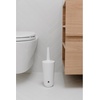 image:imageUmbra Corsa Toilet Brush with Holder White  Compact design discreet storage keeps brush contained and accessibleWhite