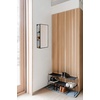 image:imageUmbra Cubiko 24x12 Rectangular Black Metal Bathroom Mirror Storage Cabinet with 3 Shelves  Hidden 3 Shelves Behind Mirror PowderCoated Steel 12 X 515 X 2425 in Holds Up to 40 Lb Mounting Hardware Included