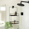 image:imageUmbra Cubiko Shower Caddy Black Metal Shower Caddy Over the Shower HeadBlack