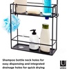 image:imageUmbra Cubiko Shower Caddy Black Metal Shower Caddy Over the Shower HeadBlack