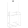 image:imageUmbra Cubiko Shower Caddy Black Metal Shower Caddy Over the Shower HeadWhite
