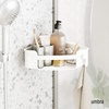 image:imageUmbra Flex Adhesive Shower Corner Shelf for Bathroom White  Strong adhesive backing secure wall attachment easy installation