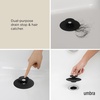 image:imageUmbra Flex Drain StopHair Catcher GreyBlack