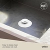 image:imageUmbra Flex Drain StopHair Catcher GreyWhite
