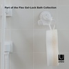 image:imageUmbra Flex Shower Storage Accessories with Patented GelLock Technology Suction Cup 58170000000000002 x 77469999999999999 x 61470000000000002 cm WhiteWhite