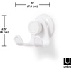 image:imageUmbra Flex Shower Storage Accessories with Patented GelLock Technology Suction Cup 58170000000000002 x 77469999999999999 x 61470000000000002 cm WhiteWhite