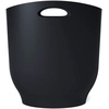 image:imageUmbra Harlo Bathroom Trash Can 24 Gallon Wastebasket White  Slim profile narrow spaces spacesaving design easy placementBlack