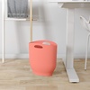image:imageUmbra Harlo Bathroom Trash Can 24 Gallon Wastebasket White  Slim profile narrow spaces spacesaving design easy placementCoral
